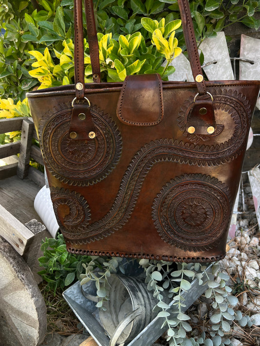 Dark Brown Tote Bag